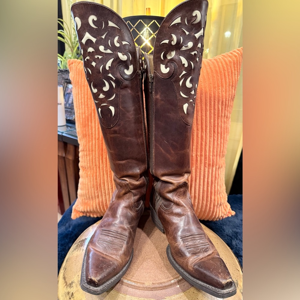 Ariat Tan Leather Boots